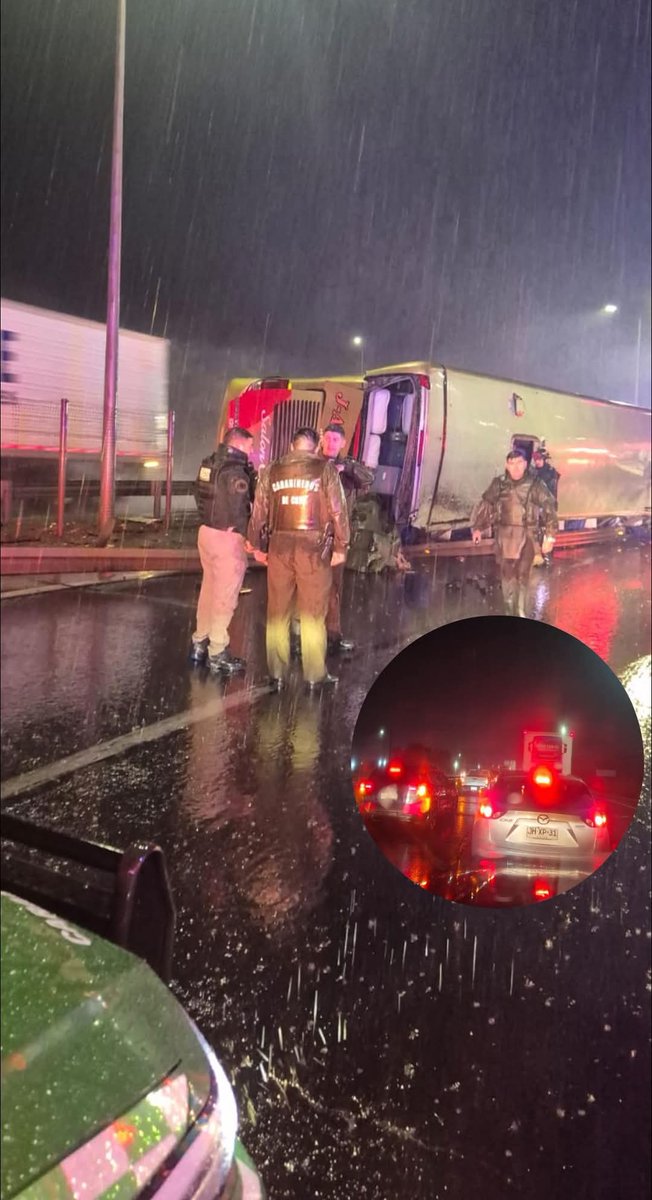Último Minuto Faltan Accidente de Bus en Ruta 5 sur ,San Fernando