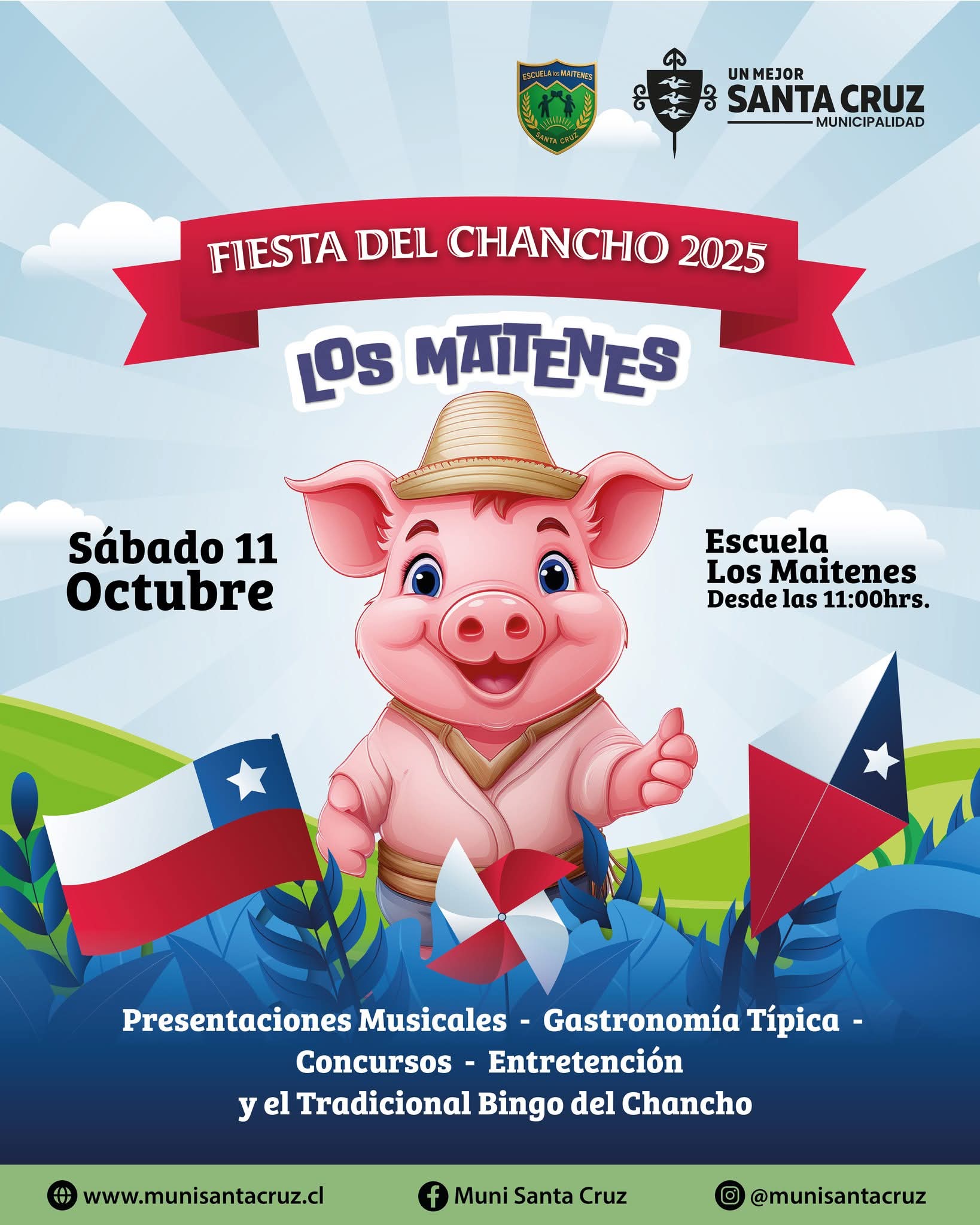 Fiesta Del Chanco este Sábado 11 en Santa Cruz