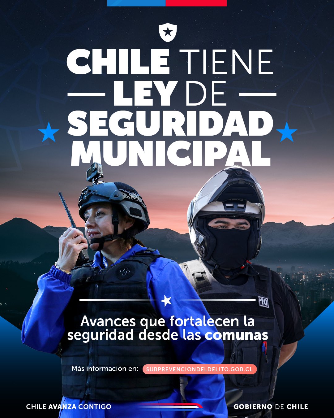 Gobierno promulgó la Ley de Seguridad Municipal