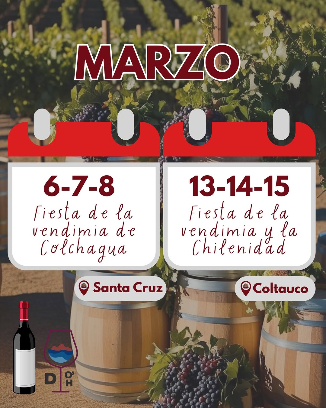 Tiempo de Vendimias Marzo y Abril