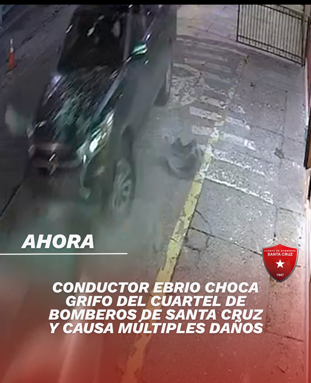 Comunicado del Cuerpo del Cuerpo de Bomberos de Santa Cruz