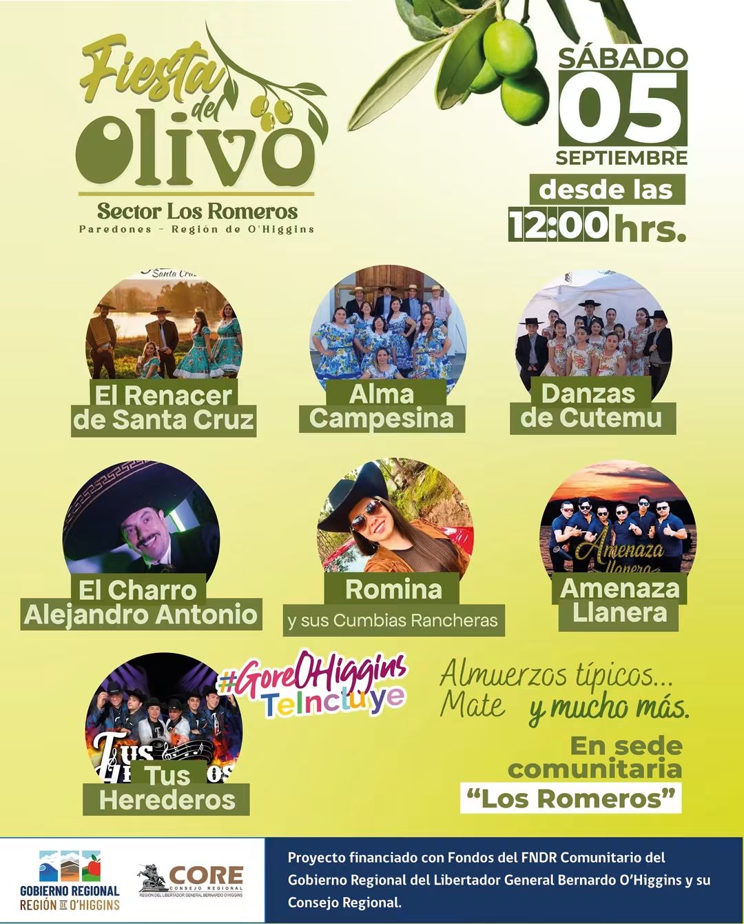 Fiesta del Olivo en Los Romeros,Paredones