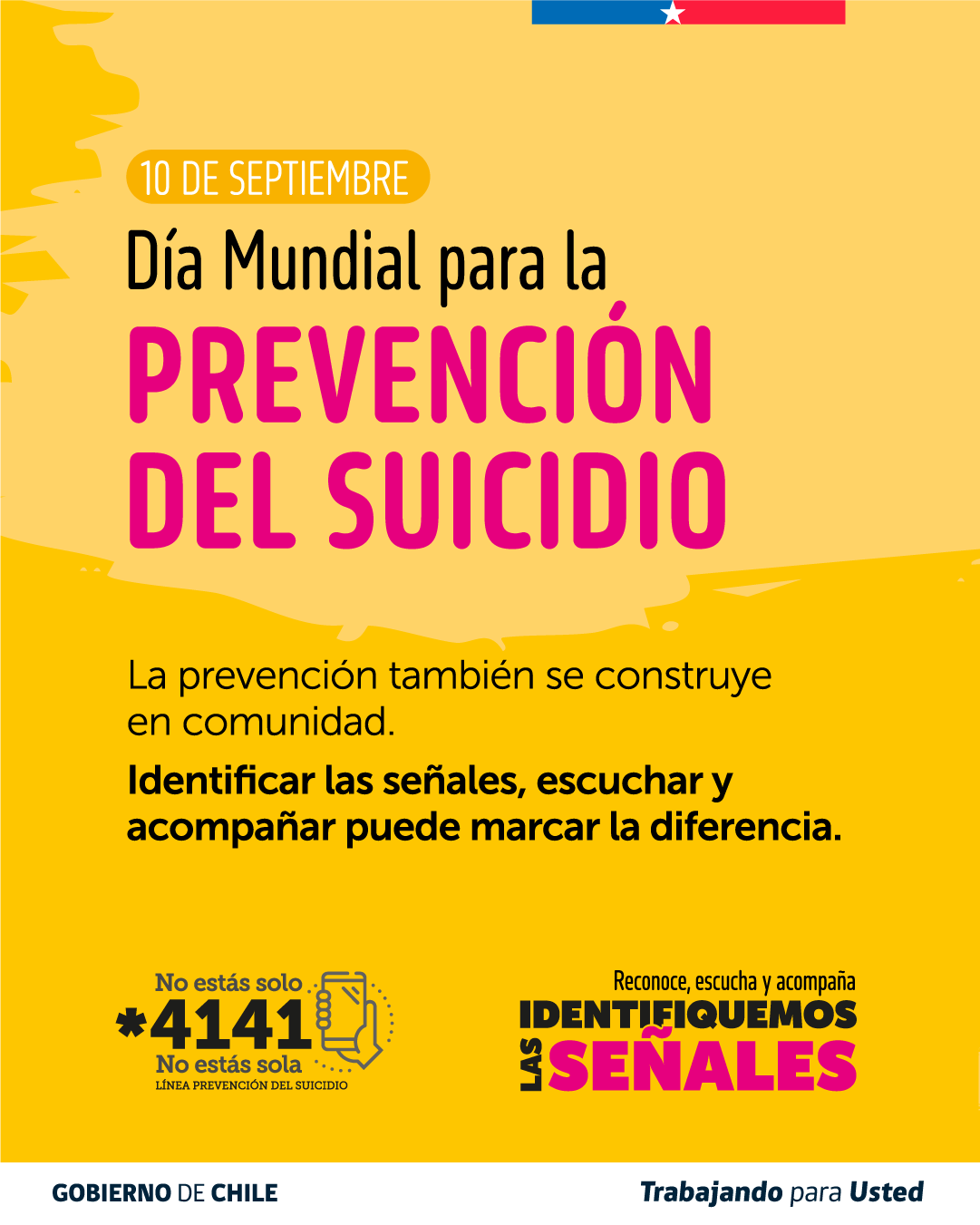 Hoy 10 de Septiembre Día Mundial para la Prevención del Suicidio