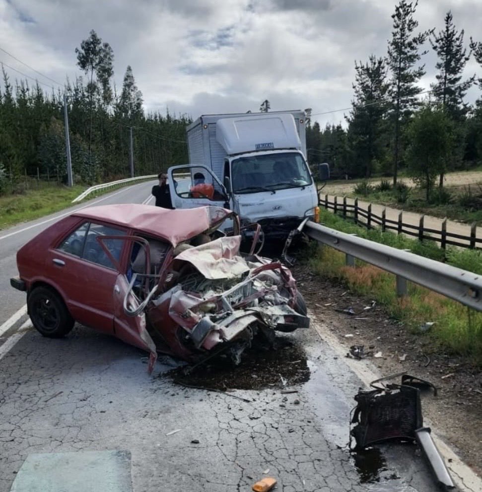 MARCHIGÜE: Un fatal accidente de tránsito se registró pasadas las 17:00 horas en el kilómetro 103 de la ruta 90